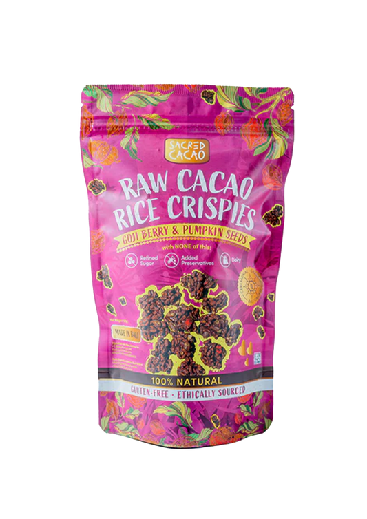 Raw Cacao Rice Crispies Goji Berry & Pumpkin Seeds