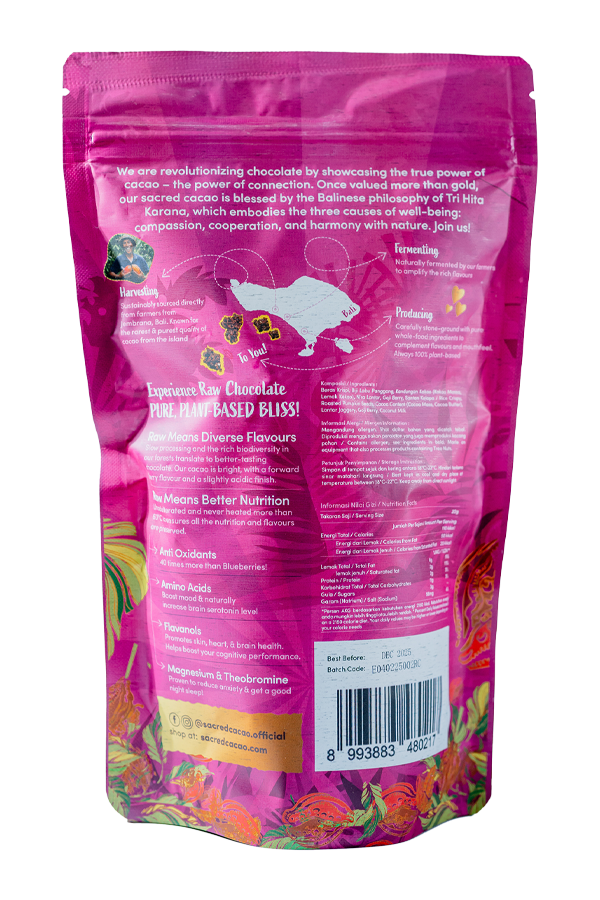 Raw Cacao Rice Crispies Goji Berry & Pumpkin Seeds