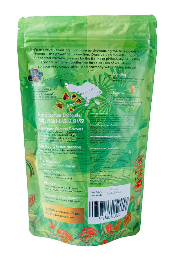 Raw Cacao Rice Crispies Green Banana & Coconut