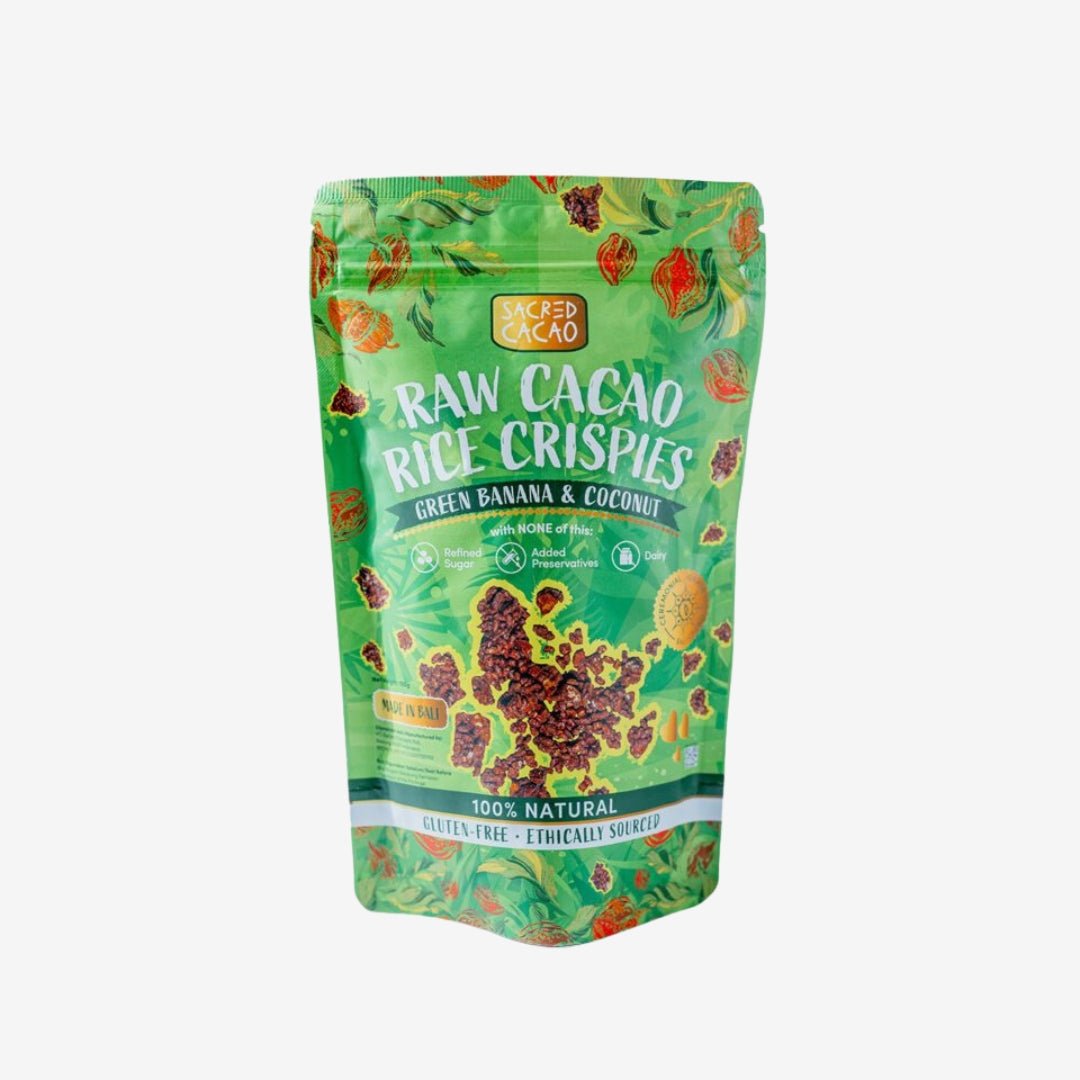 Raw Cacao Rice Crispies Green Banana & Coconut